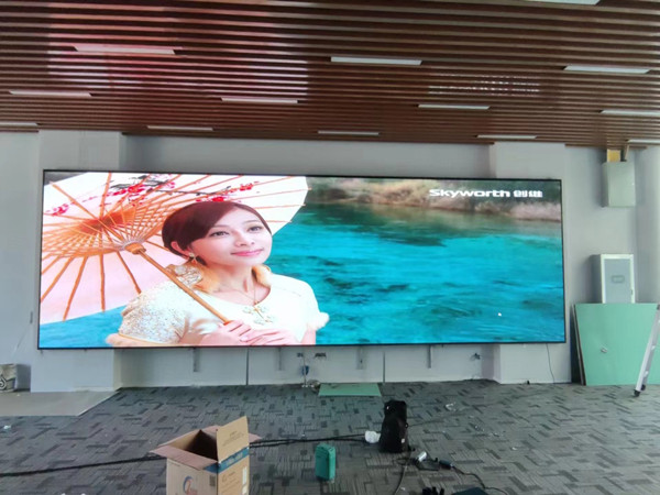 石阡P1.53led小间距屏安装案例